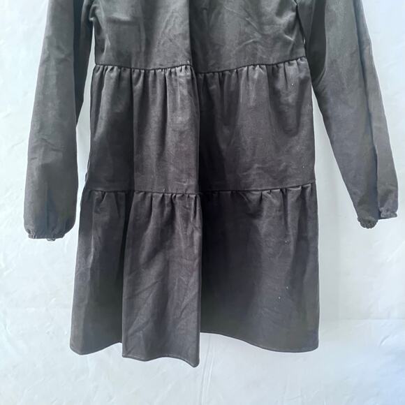 NWT Copper Key. Long Sleeve Corduroy Babydoll Dress Women's Size XS - Picture 2 of 6